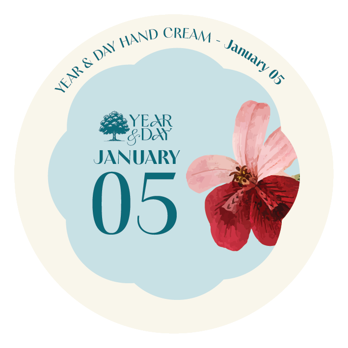 Personalized Hand Cream Gift — Year & Day 366 Days Collection | January