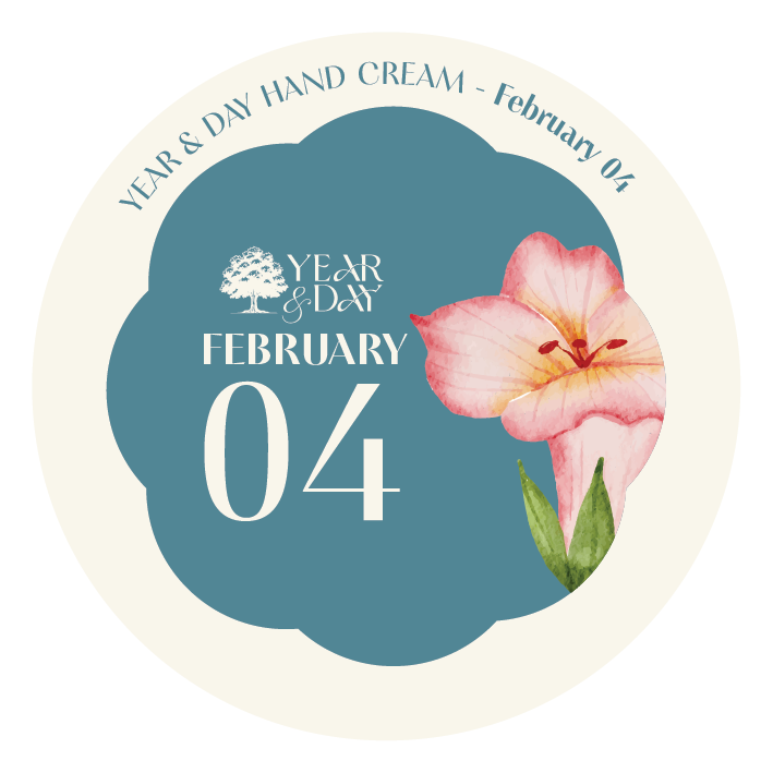 Personalized Hand Cream Gift — Year & Day 366 Days Collection | February