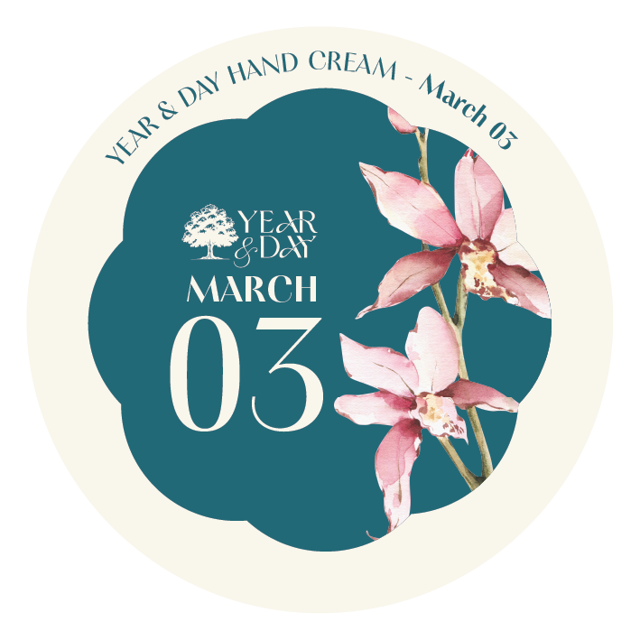 Personalized Hand Cream Gift — Year & Day 366 Days Collection | March