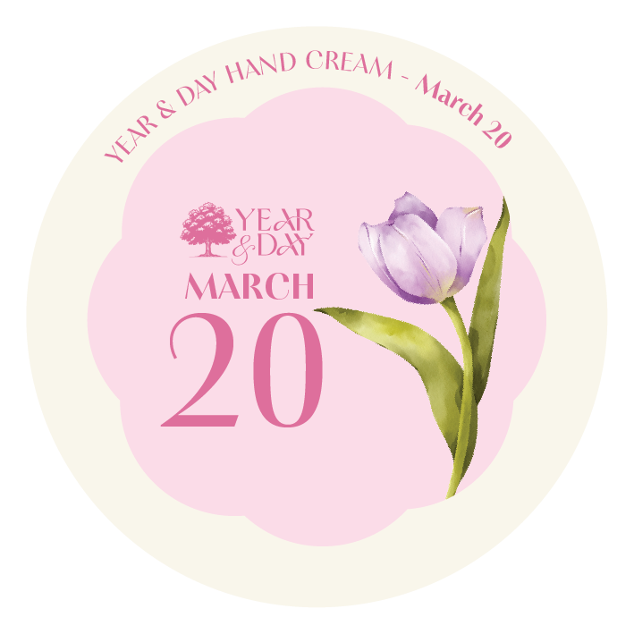 Personalized Hand Cream Gift — Year & Day 366 Days Collection | March