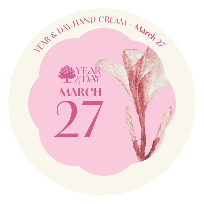 Personalized Hand Cream Gift — Year & Day 366 Days Collection | March