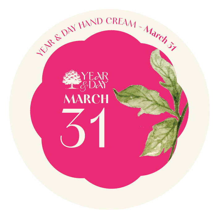 Personalized Hand Cream Gift — Year & Day 366 Days Collection | March