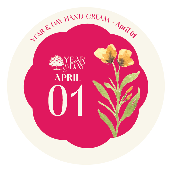 Personalized Hand Cream Gift — Year & Day 366 Days Collection | April