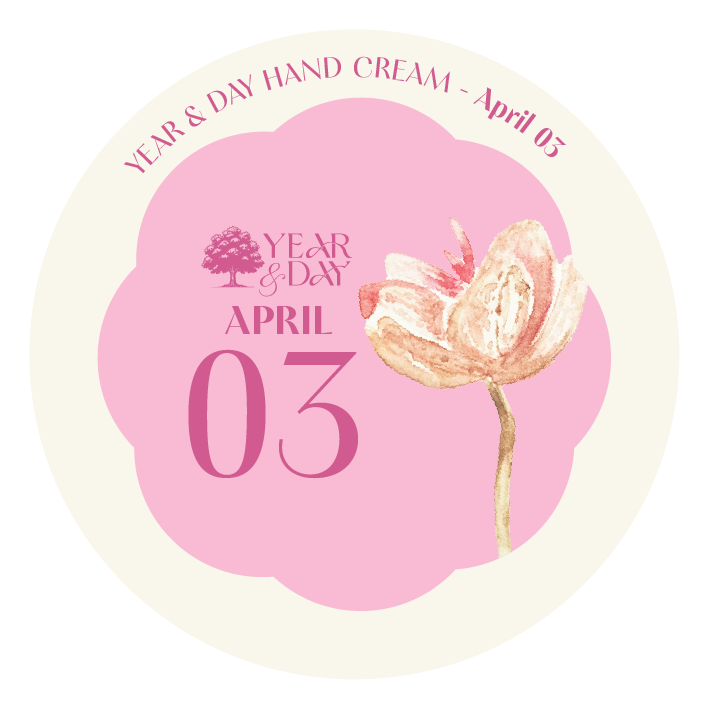 Personalized Hand Cream Gift — Year & Day 366 Days Collection | April