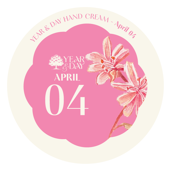 Personalized Hand Cream Gift — Year & Day 366 Days Collection | April