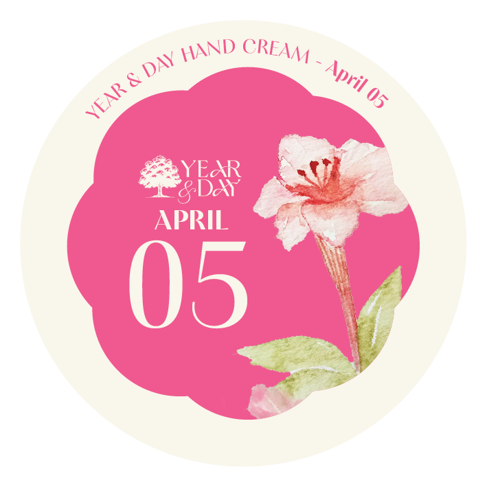 Personalized Hand Cream Gift — Year & Day 366 Days Collection | April