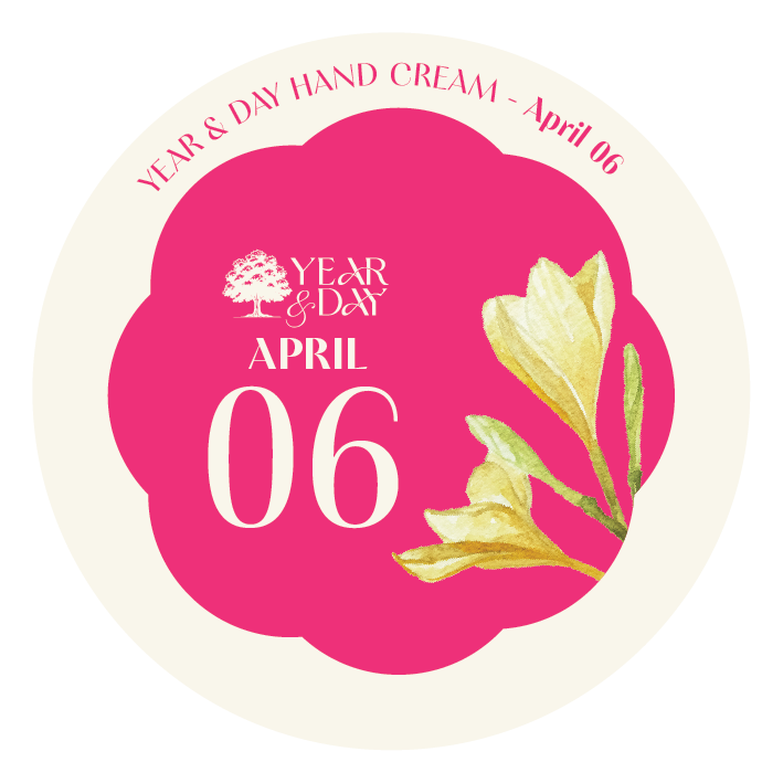 Personalized Hand Cream Gift — Year & Day 366 Days Collection | April