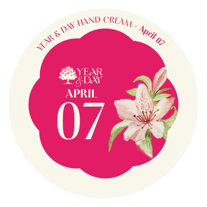 Personalized Hand Cream Gift — Year & Day 366 Days Collection | April