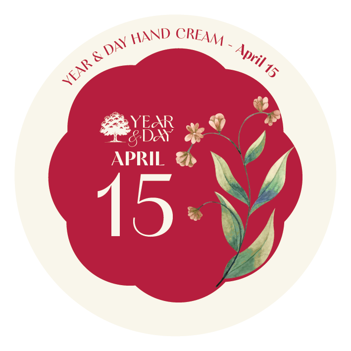 Personalized Hand Cream Gift — Year & Day 366 Days Collection | April