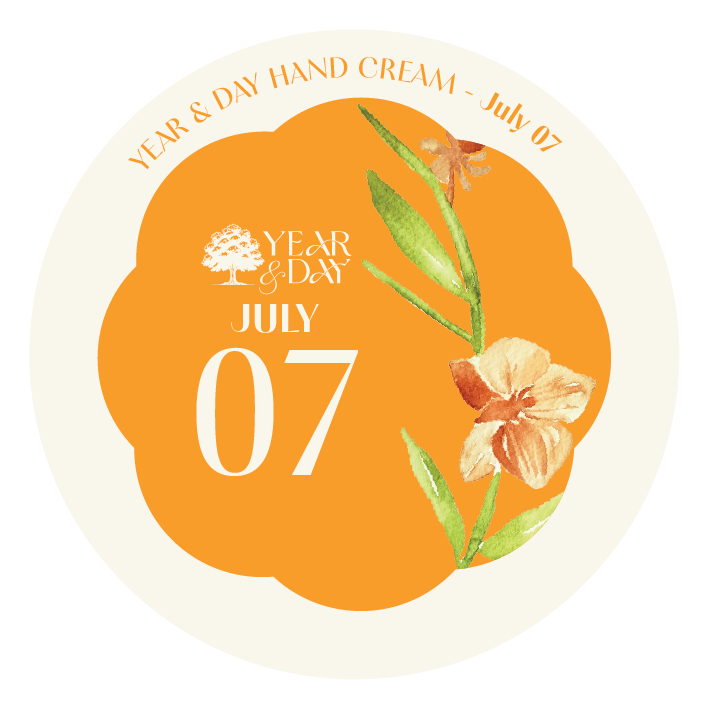 Personalized Hand Cream Gift — Year & Day 366 Days Collection | July