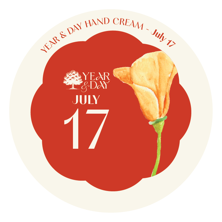 Personalized Hand Cream Gift — Year & Day 366 Days Collection | July