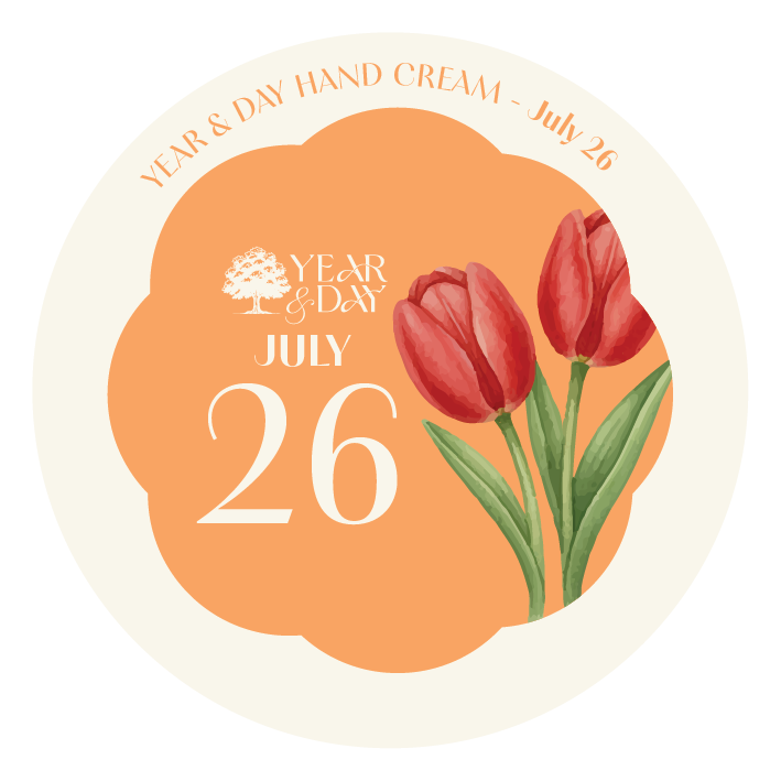 Personalized Hand Cream Gift — Year & Day 366 Days Collection | July
