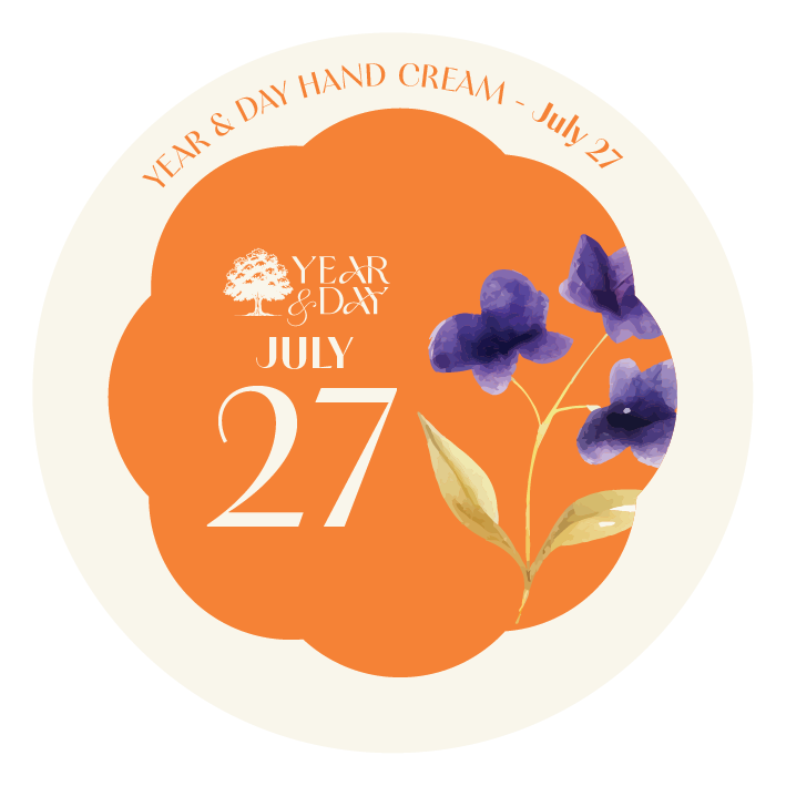 Personalized Hand Cream Gift — Year & Day 366 Days Collection | July