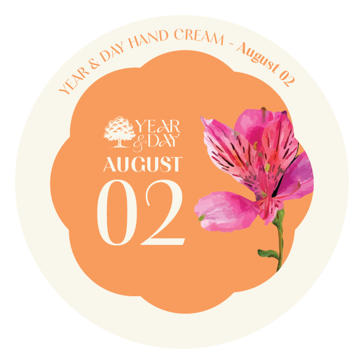 Personalized Hand Cream Gift — Year & Day 366 Days Collection | August