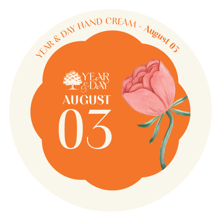 Personalized Hand Cream Gift — Year & Day 366 Days Collection | August