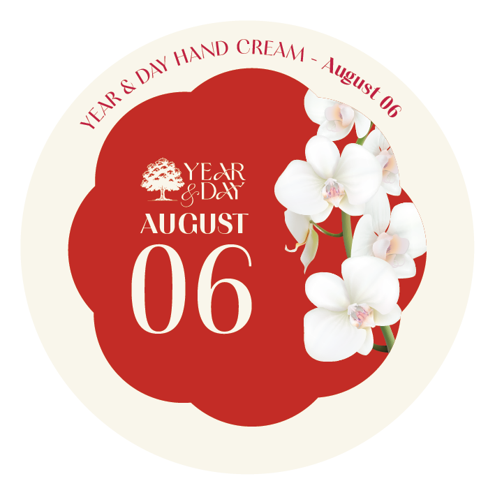 Personalized Hand Cream Gift — Year & Day 366 Days Collection | August
