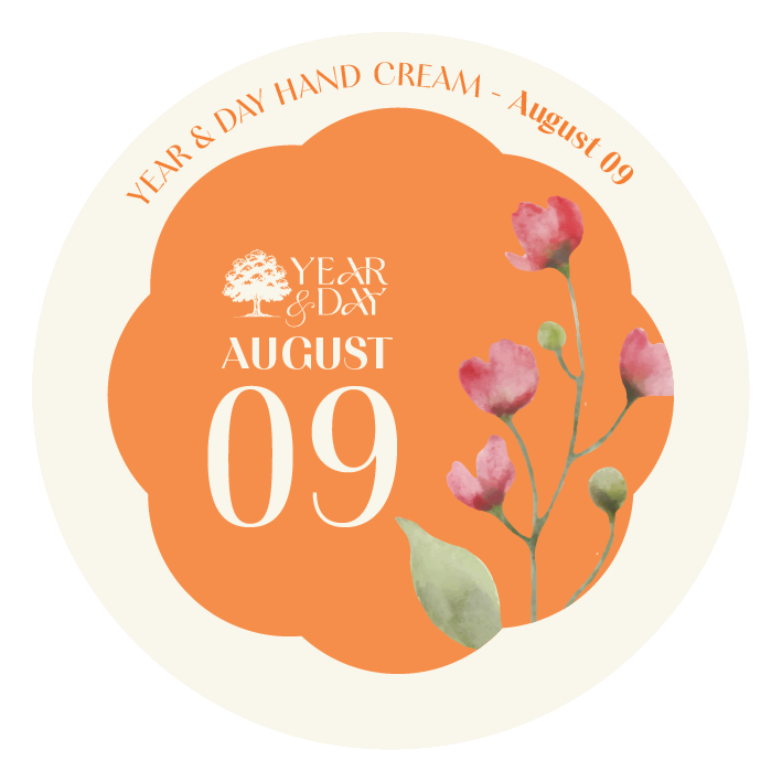 Personalized Hand Cream Gift — Year & Day 366 Days Collection | August