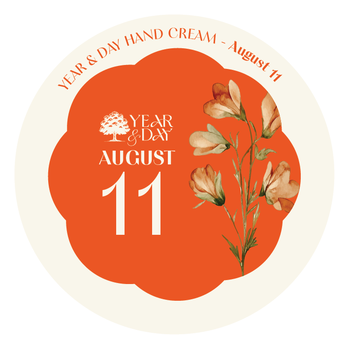 Personalized Hand Cream Gift — Year & Day 366 Days Collection | August