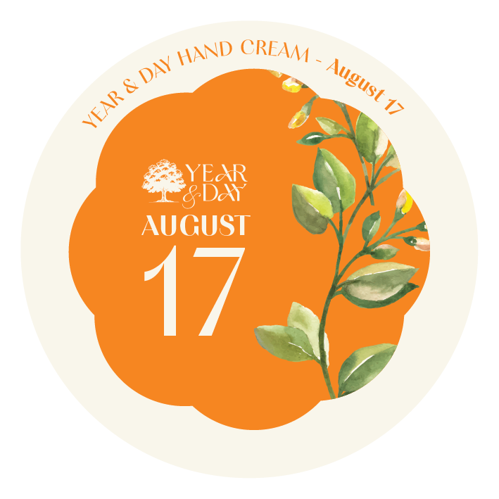 Personalized Hand Cream Gift — Year & Day 366 Days Collection | August
