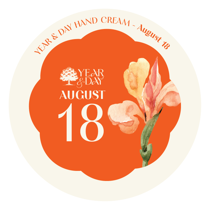 Personalized Hand Cream Gift — Year & Day 366 Days Collection | August