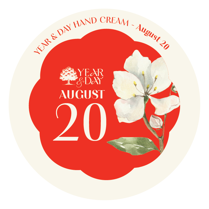 Personalized Hand Cream Gift — Year & Day 366 Days Collection | August