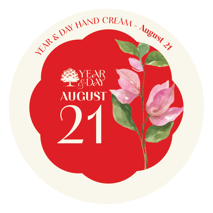 Personalized Hand Cream Gift — Year & Day 366 Days Collection | August