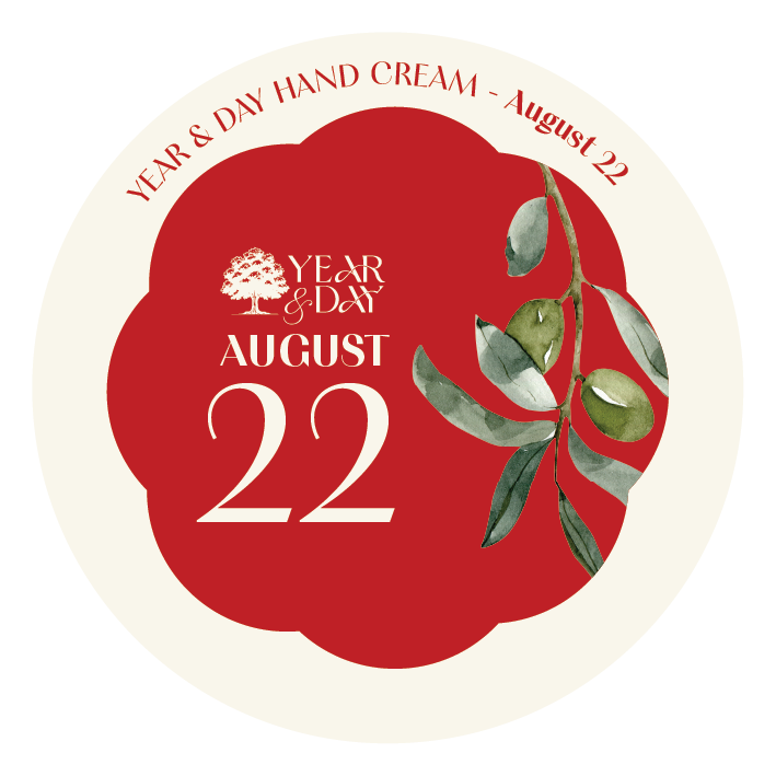 Personalized Hand Cream Gift — Year & Day 366 Days Collection | August