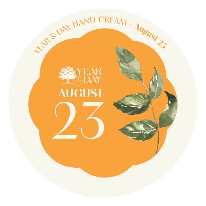 Personalized Hand Cream Gift — Year & Day 366 Days Collection | August