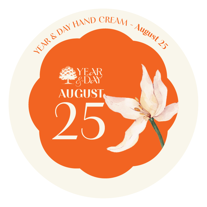 Personalized Hand Cream Gift — Year & Day 366 Days Collection | August