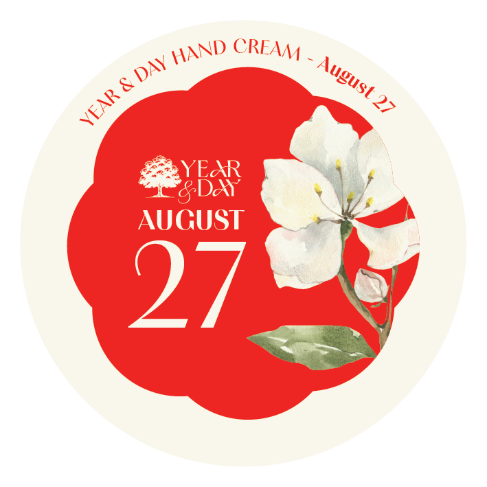 Personalized Hand Cream Gift — Year & Day 366 Days Collection | August
