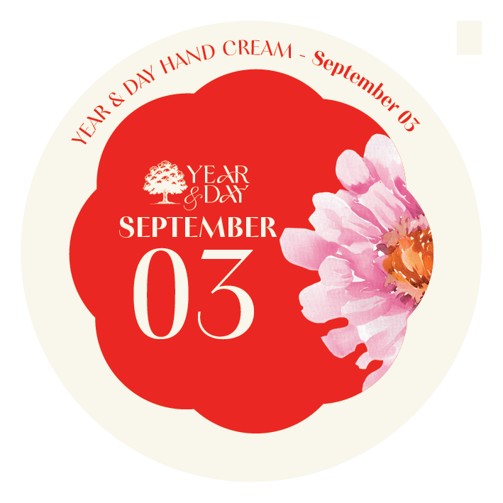Personalized Hand Cream Gift — Year & Day 366 Days Collection | September
