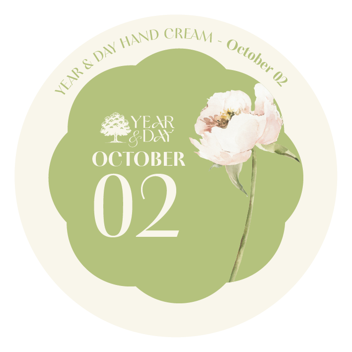Personalized Hand Cream Gift — Year & Day 366 Days Collection | October