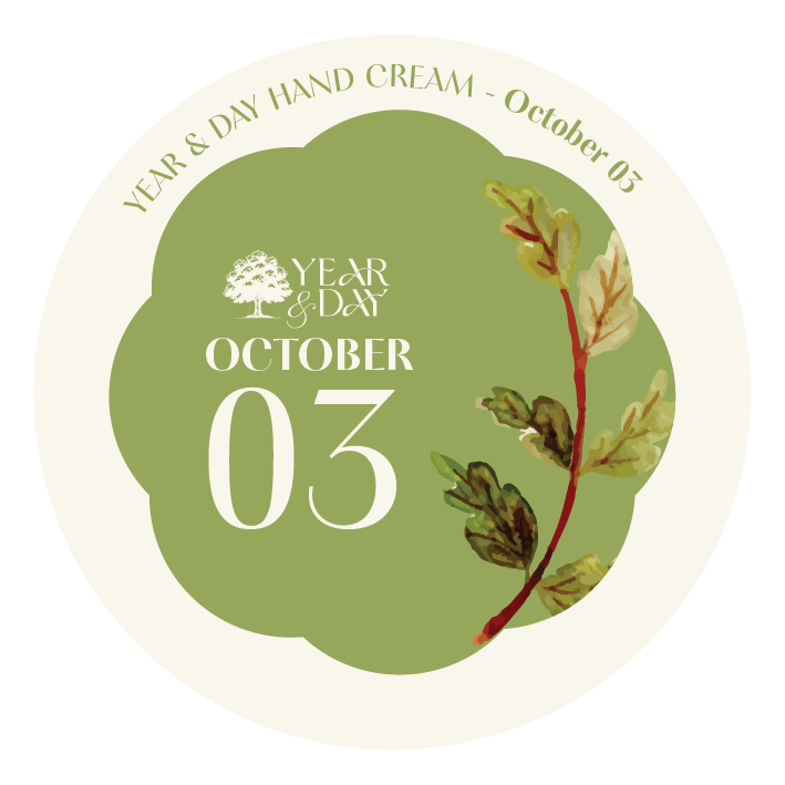 Personalized Hand Cream Gift — Year & Day 366 Days Collection | October
