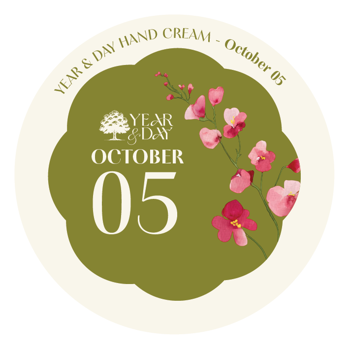 Personalized Hand Cream Gift — Year & Day 366 Days Collection | October