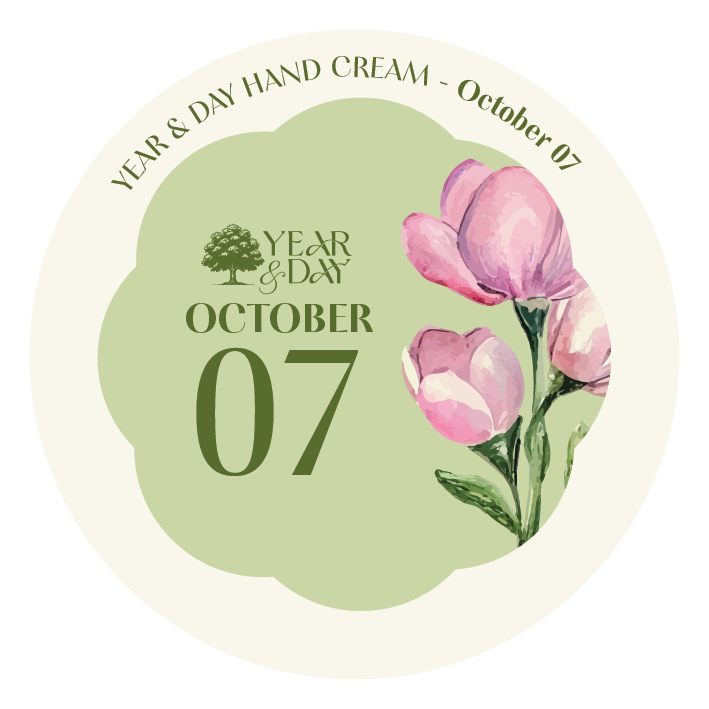Personalized Hand Cream Gift — Year & Day 366 Days Collection | October