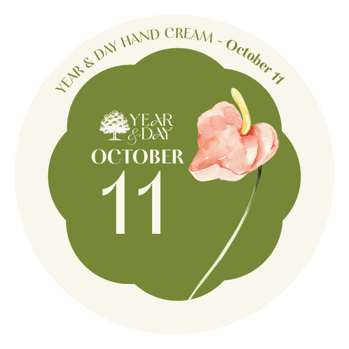 Personalized Hand Cream Gift — Year & Day 366 Days Collection | October
