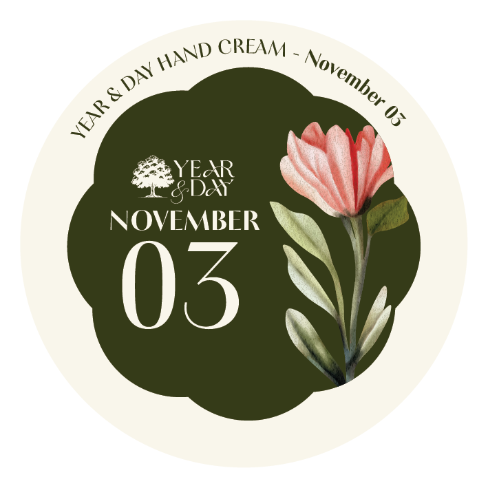 Personalized Hand Cream Gift — Year & Day 366 Days Collection | November