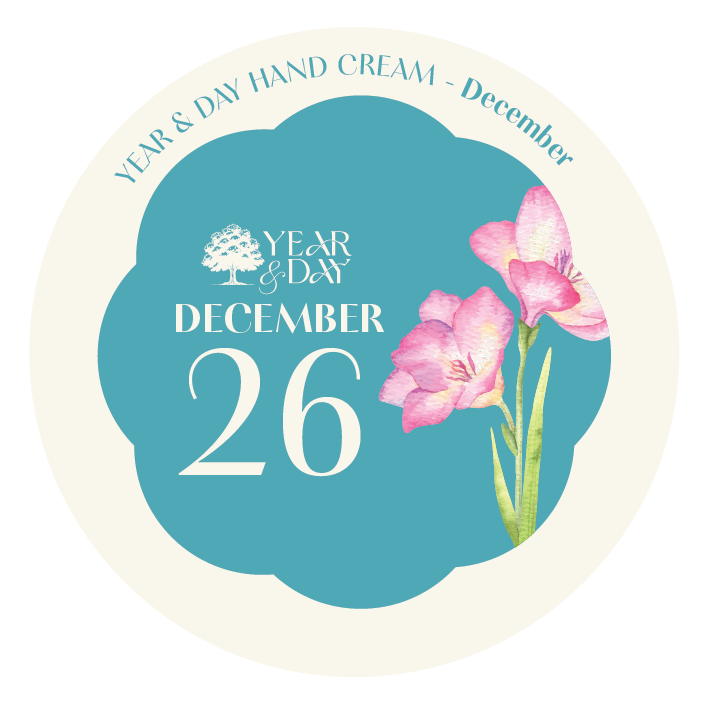 Personalized Hand Cream Gift — Year & Day 366 Days Collection | December