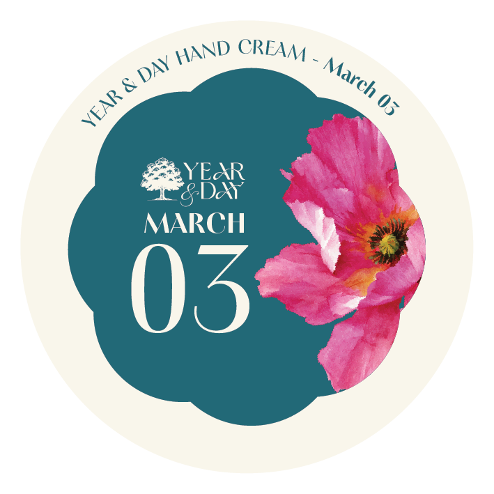 Personalized Hand Cream Gift — Year & Day 366 Days Collection | March