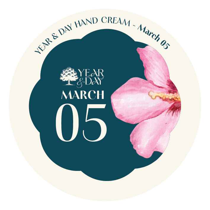 Personalized Hand Cream Gift — Year & Day 366 Days Collection | March