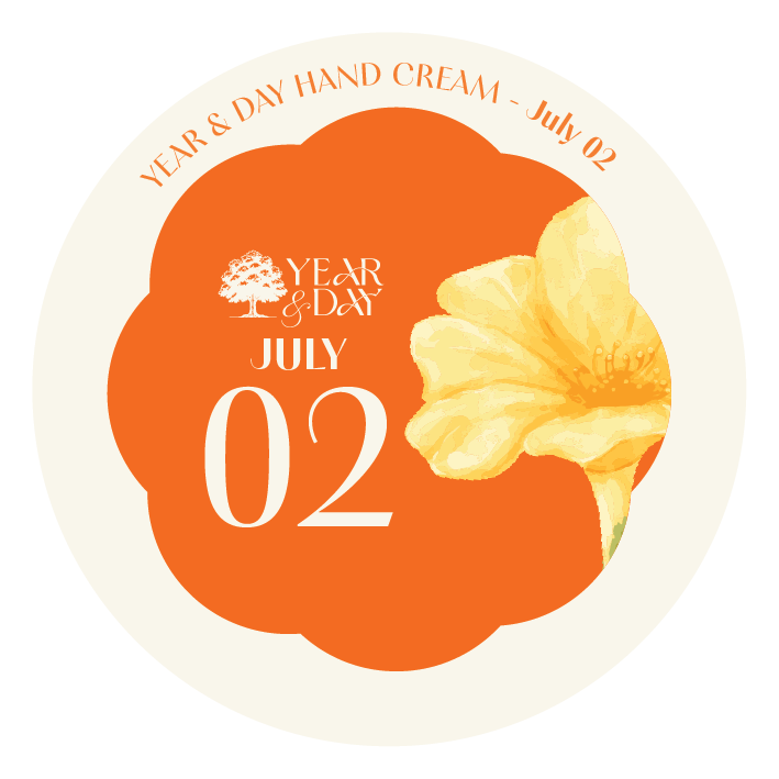 Personalized Hand Cream Gift — Year & Day 366 Days Collection | July