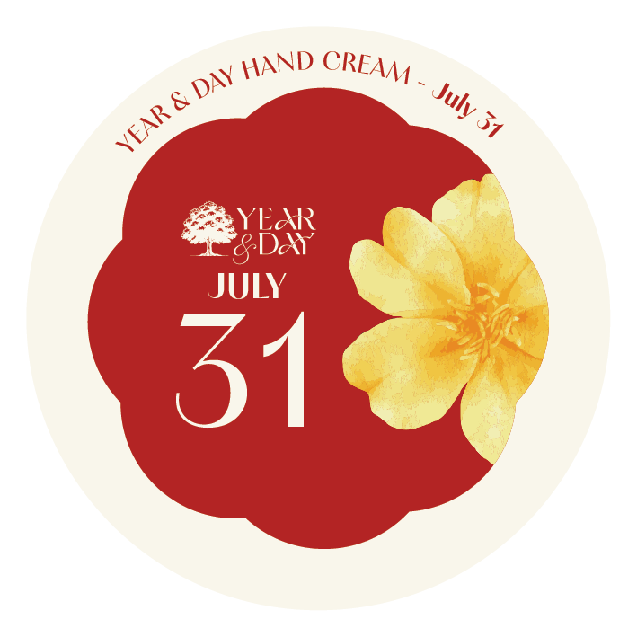 Personalized Hand Cream Gift — Year & Day 366 Days Collection | July