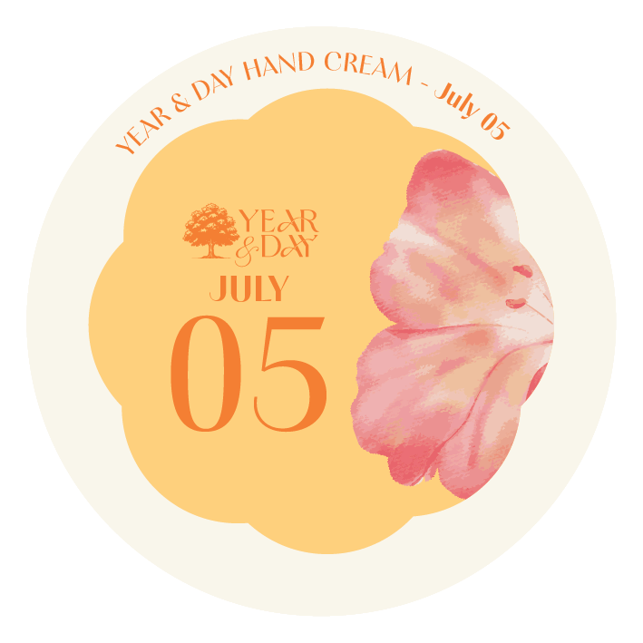 Personalized Hand Cream Gift — Year & Day 366 Days Collection | July