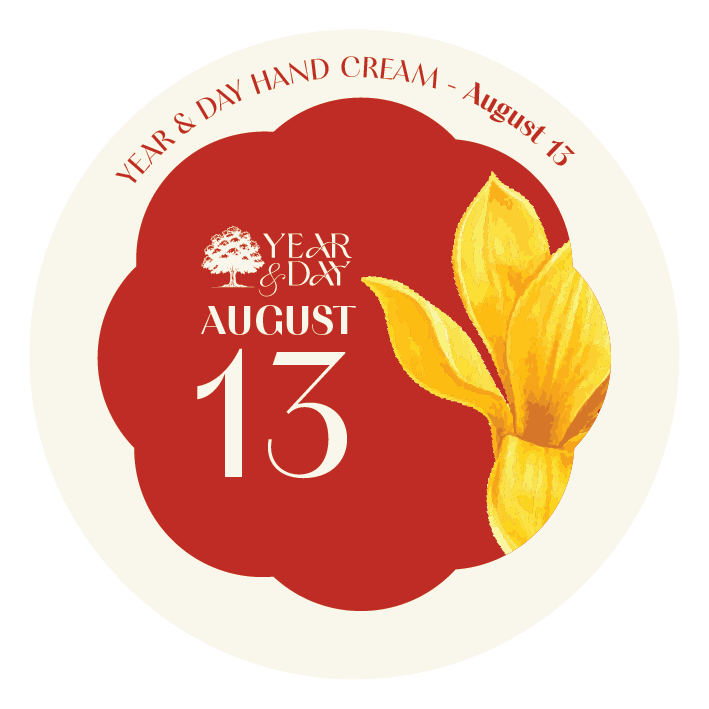 Personalized Hand Cream Gift — Year & Day 366 Days Collection | August