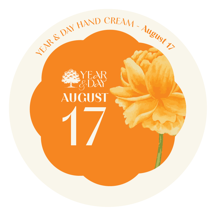 Personalized Hand Cream Gift — Year & Day 366 Days Collection | August