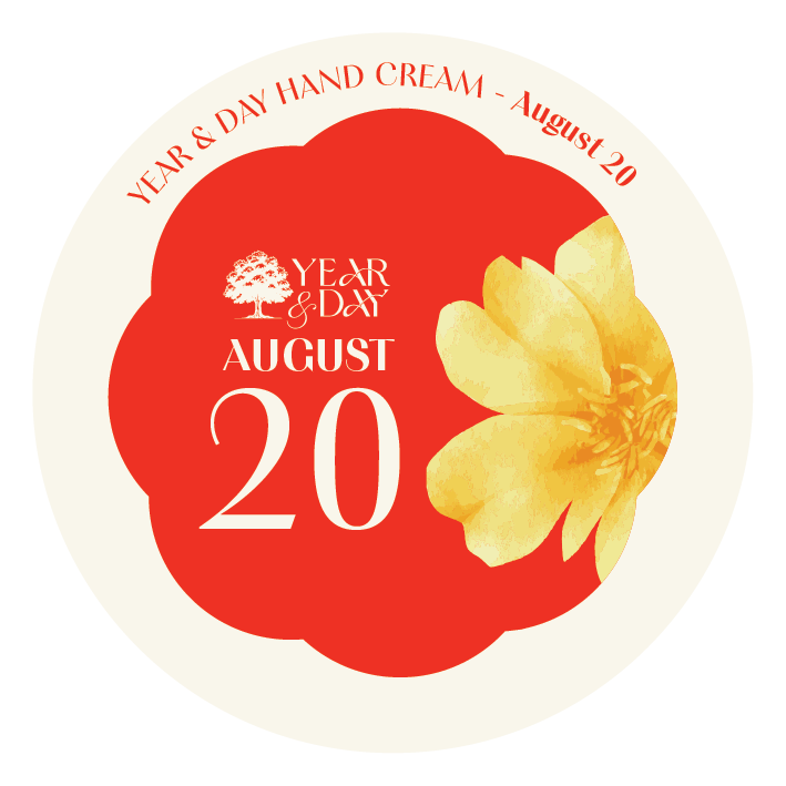 Personalized Hand Cream Gift — Year & Day 366 Days Collection | August