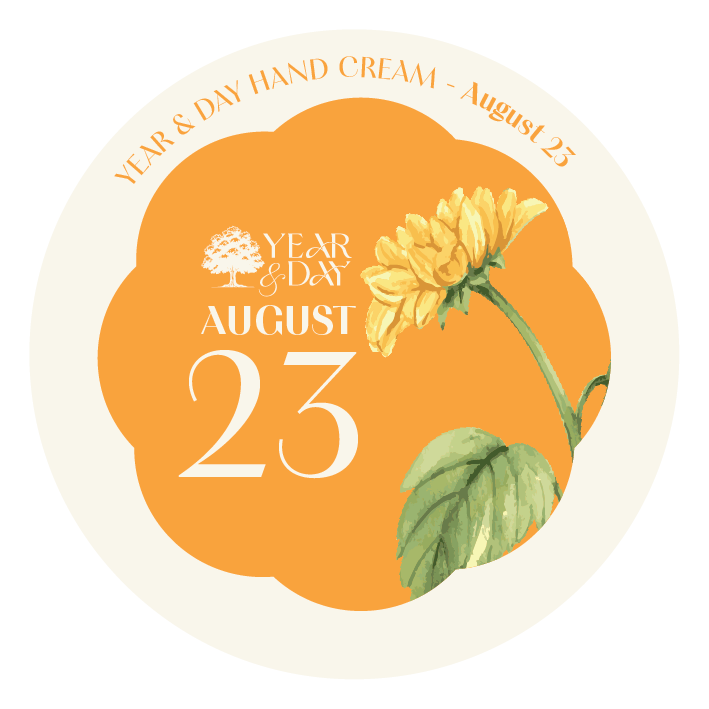 Personalized Hand Cream Gift — Year & Day 366 Days Collection | August