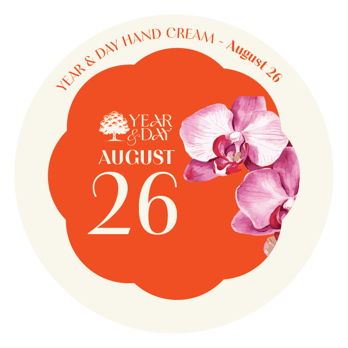 Personalized Hand Cream Gift — Year & Day 366 Days Collection | August