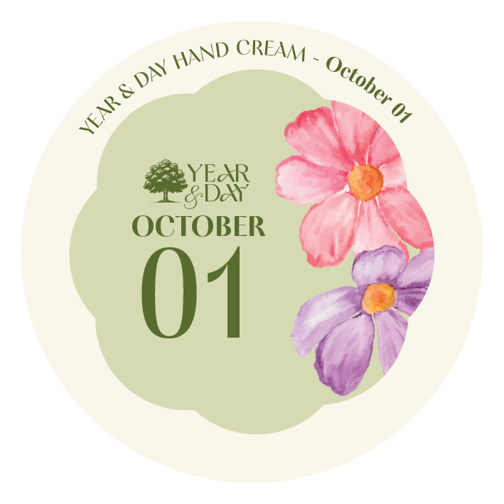 Personalized Hand Cream Gift — Year & Day 366 Days Collection | October