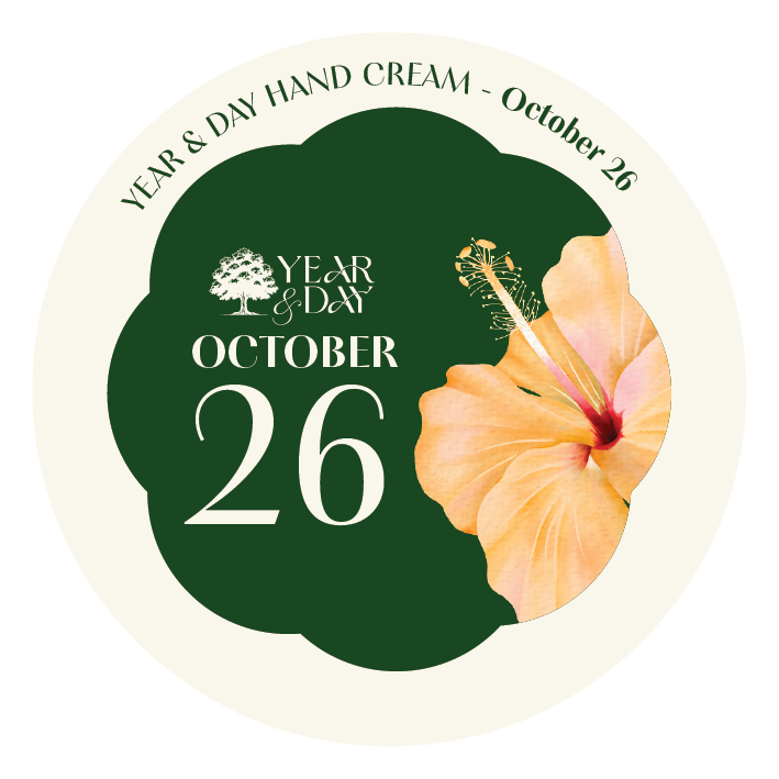 Personalized Hand Cream Gift — Year & Day 366 Days Collection | October